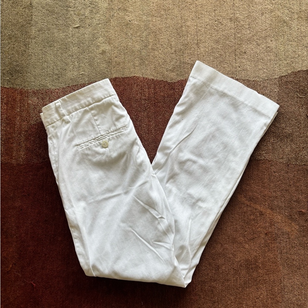 Mason's Forte Dei Marmi 'New York Trumpet' Women's Twill Pants - White, Sz 36